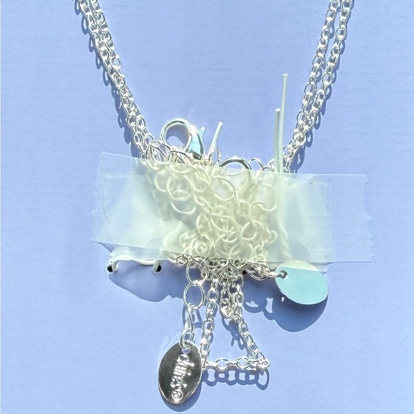 Claire’s Best Friends Silver-tone Split Heart Pendant Necklace -2 Pack Set - Picture 6 of 8